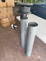 Dubbelwandige inoxbuis, Doe-het-zelf en Bouw, Buizen en Afvoer, Ophalen, Zo goed als nieuw, Inox