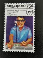 Singapore 1981 - Internationaal Jaar Personen met  handicap, Ophalen of Verzenden, Gestempeld, Zuidoost-Azië