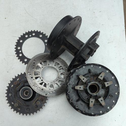 Yamaha XT600 wielnaven / naaf achter, tandwieldrager, schijf, Motoren, Onderdelen | Yamaha, Gebruikt, Ophalen of Verzenden