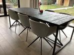 Tafel en stoel, Huis en Inrichting, Tafels | Eettafels, Ophalen, Gebruikt, 200 cm of meer, 50 tot 100 cm