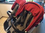 Bugaboo donkey Twin - donkergrijs/Bordeaux, Kinderen en Baby's, Kinderwagens en Combinaties, Gebruikt, Combiwagen, Verstelbare duwstang