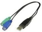 Conceptronic C30-001 Cable USB 2.0 PS/2, Computers en Software, Toetsenborden, Ophalen, Toetsenbord en muis-set, Nieuw, Overige indelingen