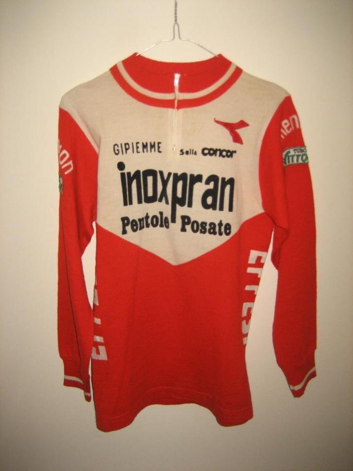 Inoxpran gedragen door renner 1982 wielershirt vintage shirt, Fietsen en Brommers, Fietsaccessoires | Fietskleding, Gebruikt, Heren