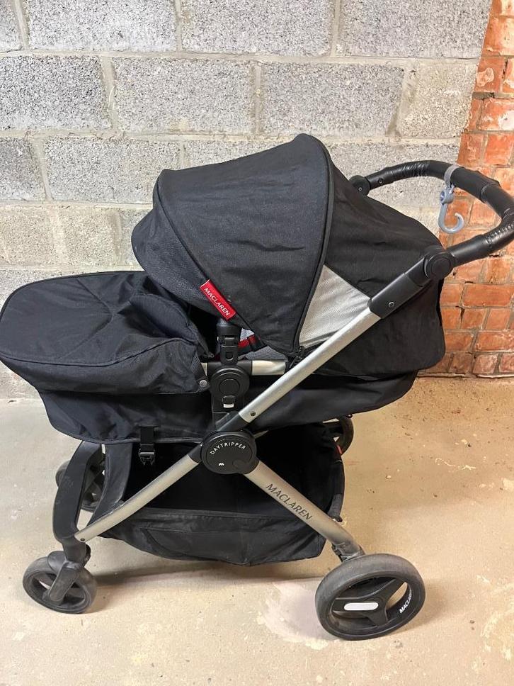 Poussette nacelle maclaren évolutif tout terrain, Kinderen en Baby's, Buggy's, Zo goed als nieuw, Maclaren, Regenhoes, Verstelbare rugleuning