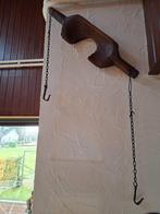 antiek houten juk met kettingen, Antiek en Kunst, Ophalen