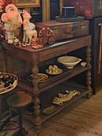 Oude kast met 2x laden, Ophalen