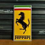 Emaille Schild FERRARI Reclamebord Vintage Plaque Italië 80s, Verzenden, Gebruikt, Reclamebord