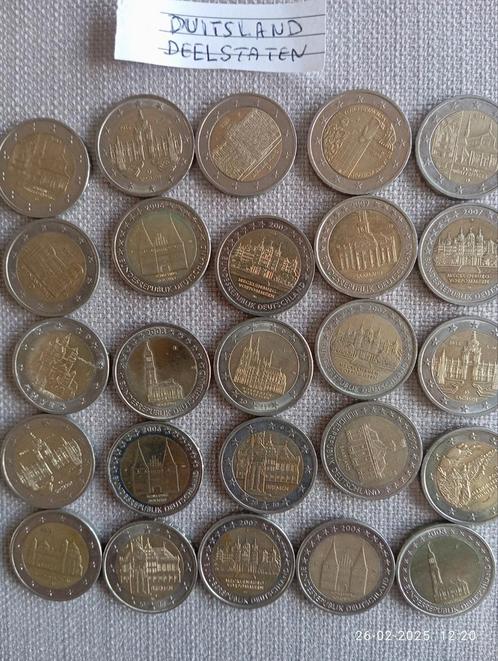 Euromunten munten 2 € + bladen voor opslag, Postzegels en Munten, Munten | Europa | Euromunten, 2 euro, België, Ophalen