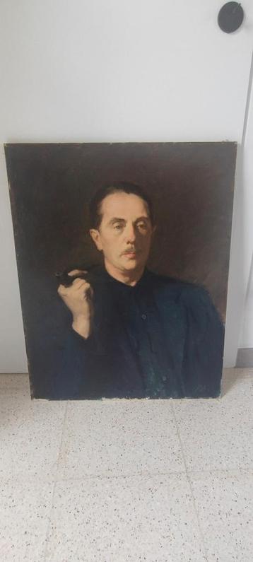 Robert Van Cauwenberghe Olie schilderij op doek beschikbaar voor biedingen