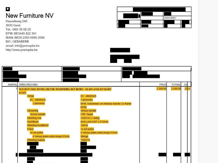 Elektrische boxspring, Huis en Inrichting, Slaapkamer | Boxsprings, Zo goed als nieuw, 120 cm, 210 cm, Eenpersoons, Bruin, Ophalen