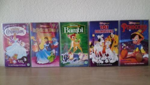 Lot de 14 cassettes VHS Classiques Disney, Cd's en Dvd's, VHS | Film, Zo goed als nieuw, Overige genres, Alle leeftijden, Ophalen