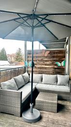 Salon de jardin + parasol, Enlèvement, Utilisé, Salons de jardin