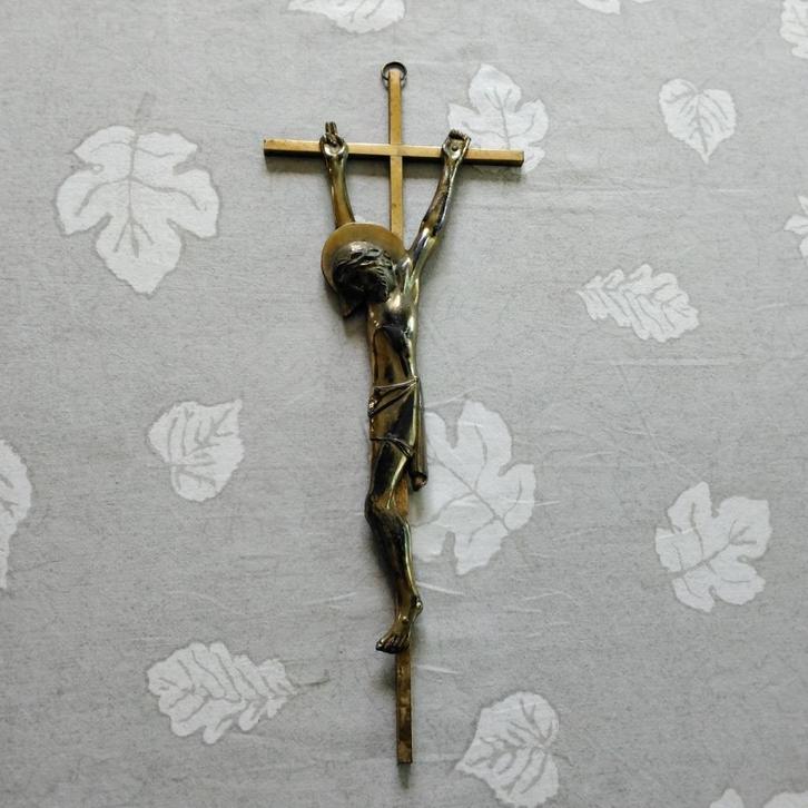 Crucifix en cuivre, Antiek en Kunst, Antiek | Religieuze voorwerpen, Ophalen