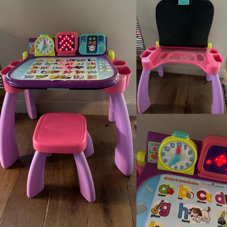 V-tech magisch bureau 3 in 1, Kinderen en Baby's, Speelgoed | Speeltafels, Zo goed als nieuw, Ophalen
