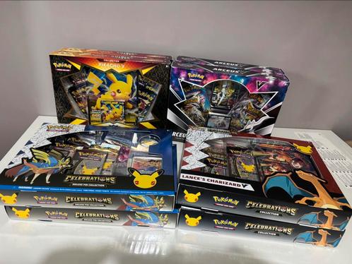 Pokemon Celebrations, Shining Fates & Brilliant Stars Boxset, Hobby en Vrije tijd, Verzamelkaartspellen | Pokémon, Zo goed als nieuw