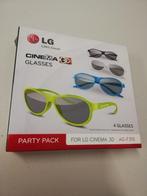 LG Cinema 3D Brillen – 4 stuks - nieuw, TV, Hi-fi & Vidéo, Enlèvement, Neuf