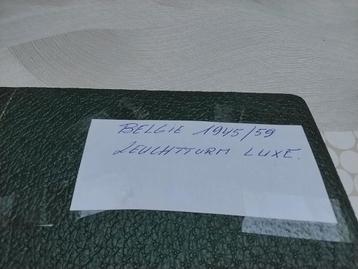 BELGIQUE album vide Leuchtturm LUXE 1945/1959, Enlèvement ou Envoi