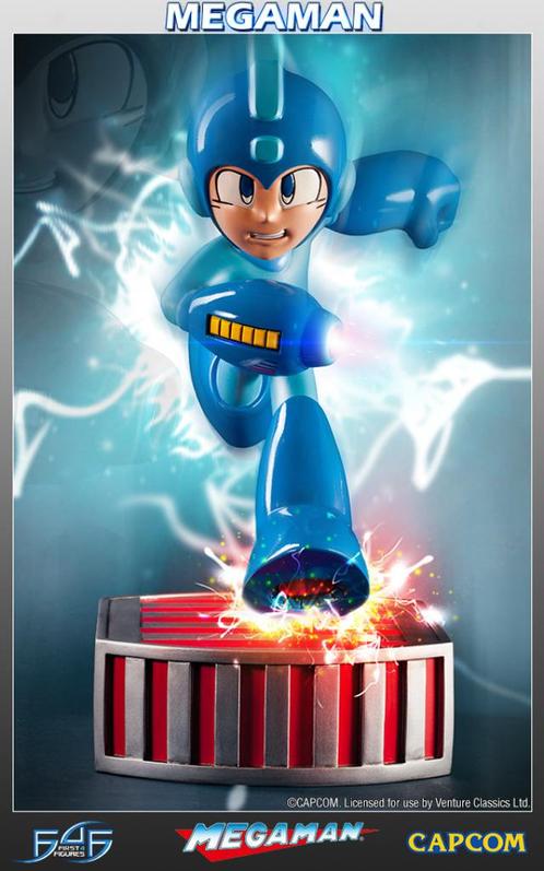 Running Megaman First 4 Figures F4F NEUVE !, Collections, Statues & Figurines, Neuf, Enlèvement ou Envoi