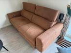 Zetel dubbel relax electronisch cognac, Huis en Inrichting, Ophalen, Zo goed als nieuw