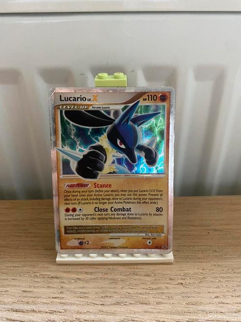 Lucario Lv.X DP12 - Pokemon kaart, Hobby en Vrije tijd, Verzamelkaartspellen | Pokémon, Nieuw, Losse kaart, Foil, Ophalen of Verzenden