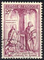 Belgie 1957 - Yvert/OBP 1011 - Dag van de postzegel (ST), Verzenden, Gestempeld, Gestempeld, Staatshoofden