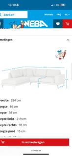 Zetel + voetenbank (aangekocht bij weba), Ophalen, Gebruikt