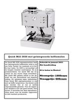 Quick Mill 3035, Electroménager, Cafetières, Machine à espresso, Tuyau à Vapeur, Café en grains, 1 tasse