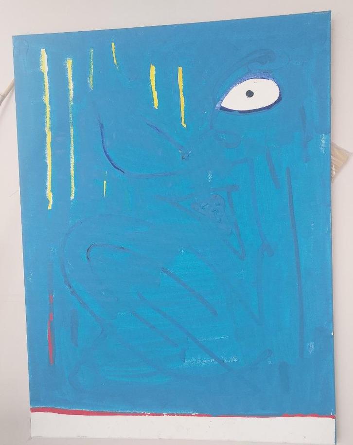 BLIND DESIRE, Antiek en Kunst, Kunst | Schilderijen | Modern, Verzenden