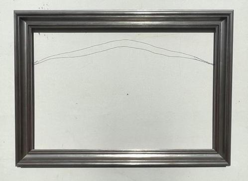 Verzilverd houten lijst (105 x 75,5), Huis en Inrichting, Woonaccessoires | Lijsten, Zo goed als nieuw, Hout, Ophalen of Verzenden