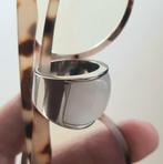 Brede stainless steel ring Twice as Nice, Ophalen of Verzenden, Zo goed als nieuw, Dame