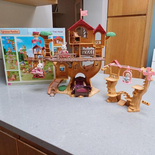 Sylvanians Setje - Adventure Tree House, Kinderen en Baby's, Speelgoed | Poppenhuizen, Gebruikt, Poppenhuis, Ophalen of Verzenden