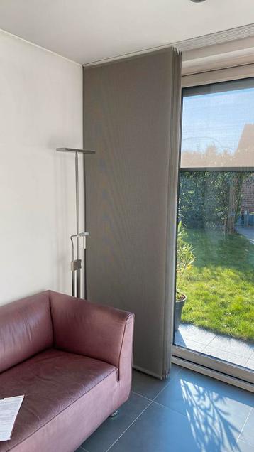 Japanse paneelgordijnen, Huis en Inrichting, Stoffering | Gordijnen en Lamellen, Ophalen, Gebruikt, Grijs