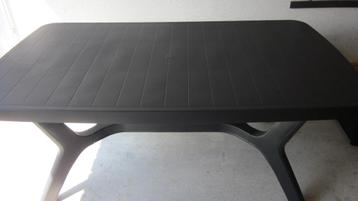 Tuintafel, Tuin en Terras, Tuintafels, Ophalen, Zo goed als nieuw, Ovaal, Kunststof