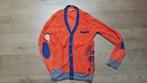 oranje trui /gilet van CKS maat 140, Kinderen en Baby's, Kinderkleding | Maat 140, Trui of Vest, CKS., Ophalen of Verzenden, Zo goed als nieuw