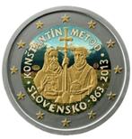 2 euro Slowakije 2013 Cyrillus en Methodius gekleurd, Postzegels en Munten, Munten | Europa | Euromunten, 2 euro, Slowakije, Ophalen of Verzenden