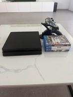 Playstation 4 slim met 2 controller‘s & game‘s, Ophalen of Verzenden, Zo goed als nieuw, Slim