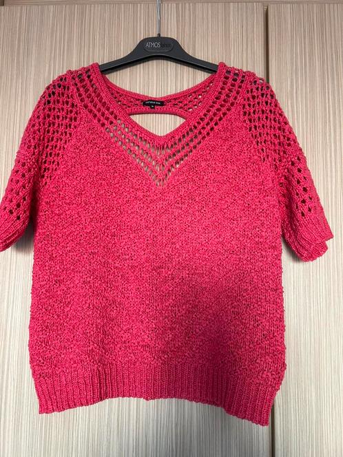 Pull caroline biss, Kleding | Dames, Truien en Vesten, Zo goed als nieuw, Maat 36 (S), Roze, Ophalen of Verzenden