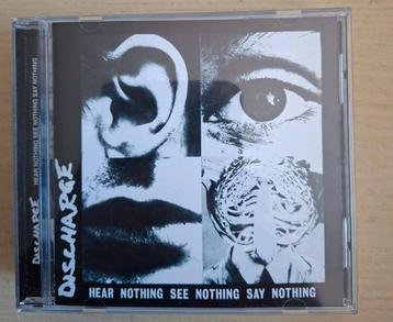 Cd. Discharge.  Hear Nothing see Nothing say Nothing.  beschikbaar voor biedingen