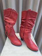 Rode laarzen Tina Tourmassi, Kleding | Dames, Hoge laarzen, Ophalen of Verzenden, Tina Tourmassi, Gedragen