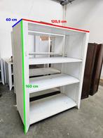 Armoires étagères de rangement en bois massif, Enlèvement, Utilisé