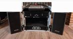 Pa systeem: Boxen, versterker, cd, usb speler, mengpanneel, Ophalen, Zo goed als nieuw, Flightcase