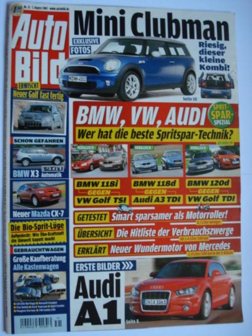 Auto Bild 31-2007, Boeken, Auto's | Folders en Tijdschriften, Gelezen, Algemeen, Verzenden