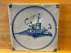 Antieke Delftse tegel D48, Antiek en Kunst, Ophalen of Verzenden