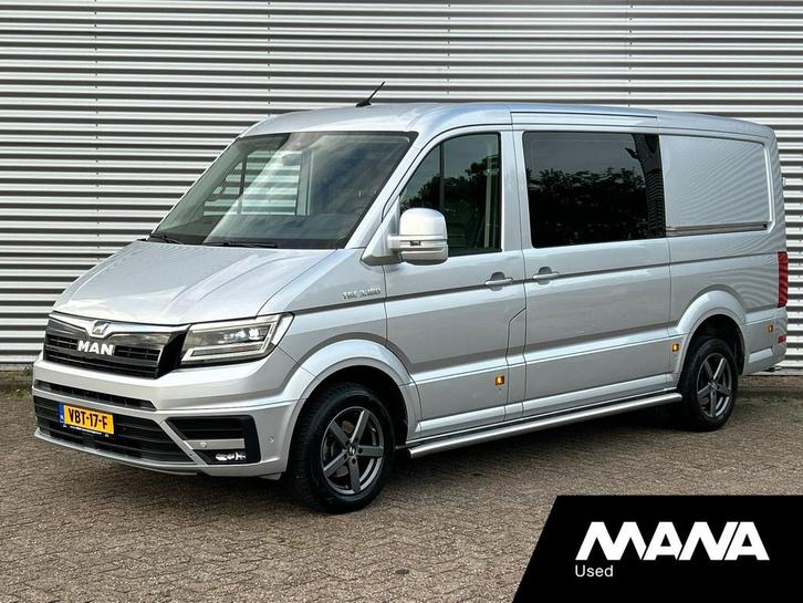 MAN TGE 3.180 177PK Automaat DC Leer LED 5 Zits Luxe Adaptiv, Auto's, Bestelwagens en Lichte vracht, Bedrijf, Te koop, ABS, Airconditioning