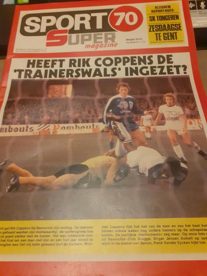 Weekblad Sport 70 – n 47–22/11-28/11/1978-Club Brugge, Boeken, Sportboeken, Ophalen of Verzenden