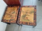 Te Koop: Chineese Bijzettafeltjes 2 Stuks, Antiek en Kunst, Ophalen