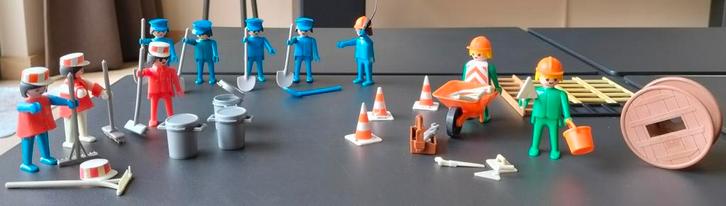 Playmobil system werk, bouwplaats, Kinderen en Baby's, Speelgoed | Playmobil, Gebruikt, Los Playmobil, Ophalen of Verzenden