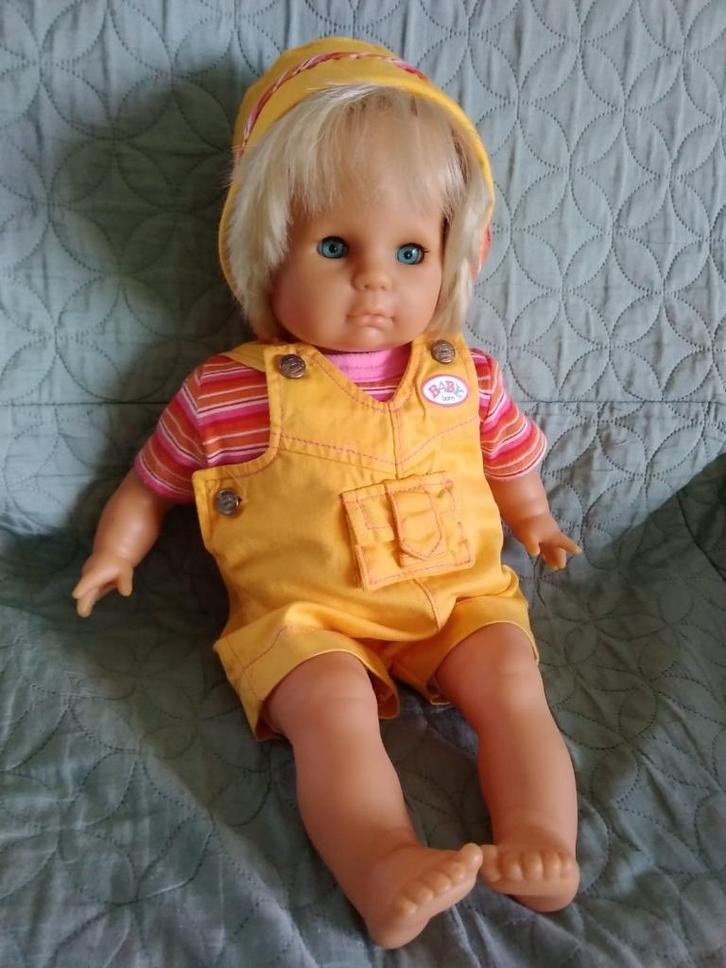 Poupée vintage Zapf 1989, Kinderen en Baby's, Speelgoed | Poppen, Gebruikt, Overige typen, Ophalen