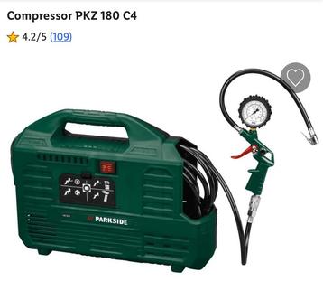 Goed werkende mobiele compressor parkside beschikbaar voor biedingen
