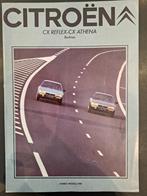 Citroën Cx Reflex Athena 1980 brochure 16 pagina's Frankrijk, Ophalen of Verzenden, Gelezen, Citroën